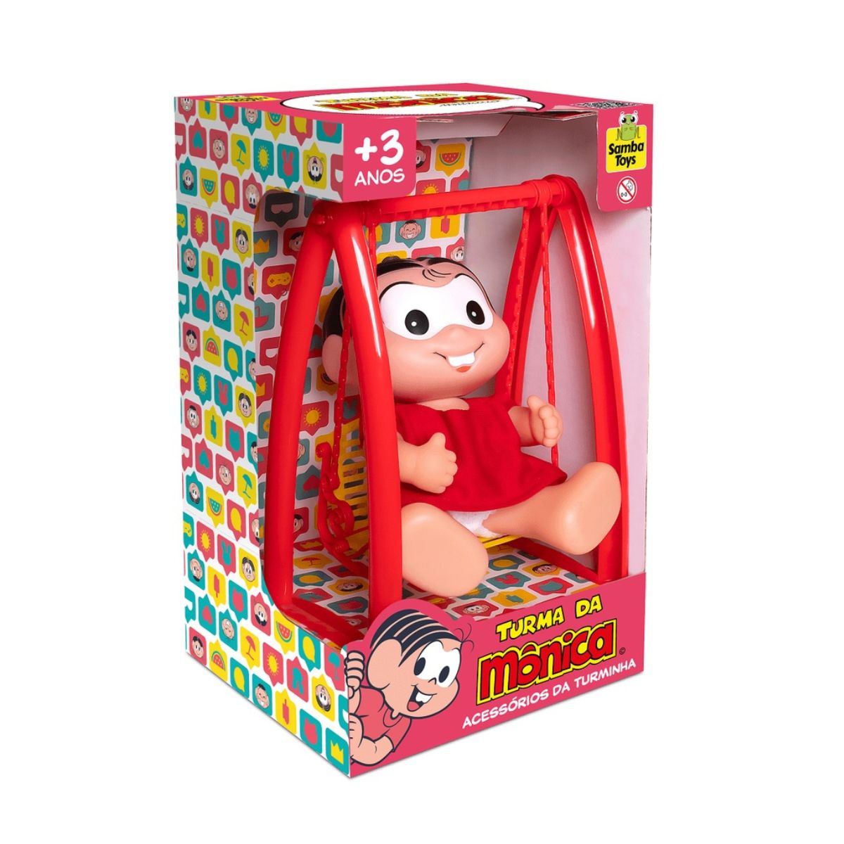 Boneca Turma Da Mônica Mini Balanço - Samba Toys Boneca Turma Da Mônica Mini Balanço - Samba Toys